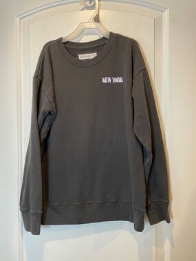 Abercrombie & Fitch Gray 'New York' Crewneck Sweatshirt size 11/12